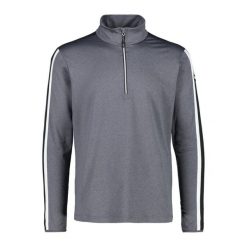 Bluza męska CMP 39L2577. Białe bluzy nierozpinane męskie CMP, l, bez wzorów, bez ramiączek, bez kaptura. Za 159.99 zł.