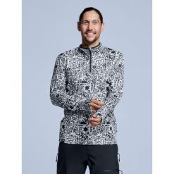 Bluza narciarska - Męska - Cabin Life - biała. Białe bielizna termoaktywna męska POEDERBAAS, m, bez wzorów, z elastanu, bez ramiączek, narciarskie. Za 264.52 zł.