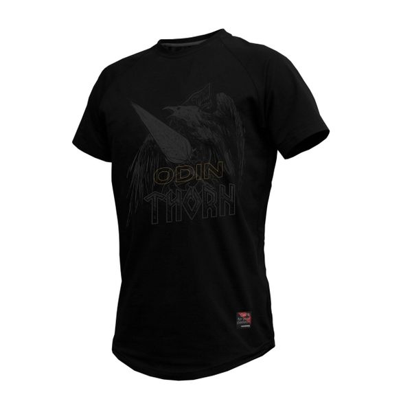 Koszulka sportowa THORN FIT Odin 2.0. Czarne t-shirty sportowe męskie Thorn Fit, m, bez wzorów, sportowe, bez ramiączek. W wyprzedaży za 96.75 zł.