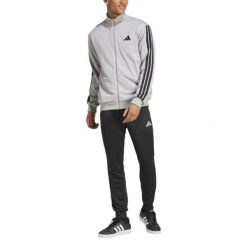 Dres adidas Szary 3 Paski. Szare t-shirty sportowe męskie ADIDAS, bez wzorów, z dresówki, sportowe, bez ramiączek. Za 263.00 zł.