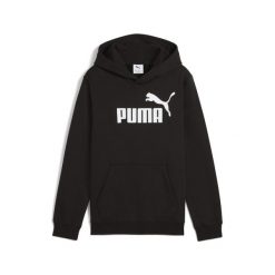 Młodzieżowa polarowa bluza z kapturem ESS z logo No. 1 PUMA Black. Czarna bluzy z kapturem męskie Puma, m, bez wzorów, z dżerseju, z kapturem. Za 159.00 zł.