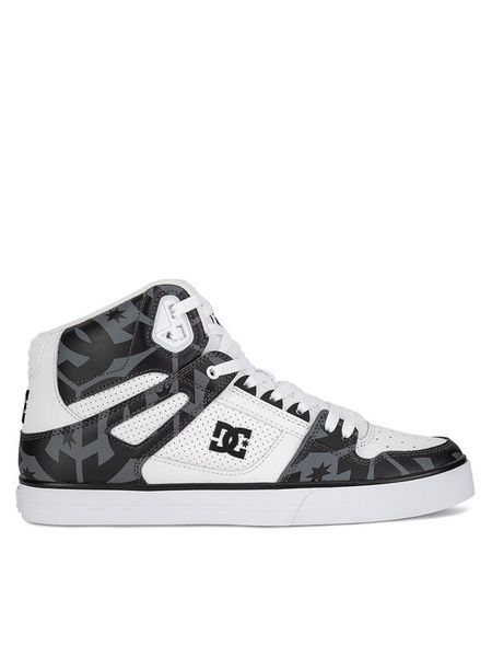 DC Sneakersy PURE HIGH-TOP WC ADYS400043-XKWS Biały. Białe buty sportowe na co dzień męskie DC, m, bez wzorów, ze skóry, bez ramiączek, bez kaptura. Za 339.99 zł.