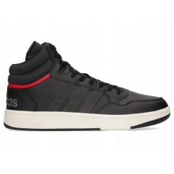 Sandały Mężczyzna Adidas Hoops 30 czarny. Czarne sandały męskie ADIDAS, bez zapięcia. Za 199.99 zł.