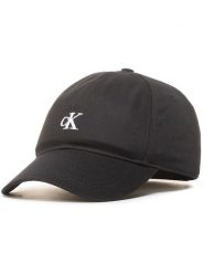 Calvin Klein Jeans Czapka z daszkiem Monogram Baseball Cap IU0IU00150 Czarny. Czarne czapki męskie Calvin Klein Jeans, bez wzorów, z jeansu. Za 79.99 zł.