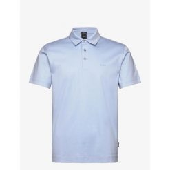 Koszulka Polo męska BOSS Palosh 30 AZZURRO slim fit niebieski (50471335-450). Niebieskie koszulki polo męskie Boss, m, bez wzorów, sportowe, bez kołnierzyka, bez ramiączek. Za 279.00 zł.