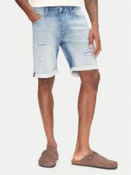 Jack & Jones Szorty jeansowe Rick 12269607 Niebieski Regular Fit. Niebieskie szorty męskie Jack & Jones, bez wzorów, z bawełny. Za 119.99 zł.