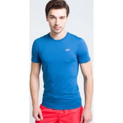 Koszulka treningowa męska TSMF301 - niebieski melanż. T-shirty męskie marki 4f. W wyprzedaży za 59.99 zł.