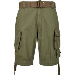 Szorty Cargo Męskie Savage. Zielone szorty sportowe męskie BUILD YOUR BRAND, bez wzorów, sportowe. Za 314.99 zł.