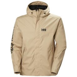 Kurtka wodoodporna Helly Hansen Ervik. Brązowe kurtki męskie Helly Hansen, m, bez wzorów, casualowe, bez ramiączek, bez kaptura. Za 546.50 zł.