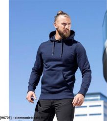 Ardon ARDON RIVARY - Męska bluza kangurek elastyczny śćiągacz pa i rękawy 65 % bawełna, 35 % poliester, 320 g/m2 - ciemnoniebieski H6705 S. Niebieskie bluzy nierozpinane męskie Ardon, m, bez wzorów, z bawełny, bez ramiączek, bez kaptura. Za 127.15 zł.