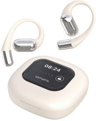 4smarts Open-Ear Bluetooth Kopfhörer SkyBuds AI Screen, beige. Brązowe słuchawki bluetooth 4smarts. Za 168.46 zł.