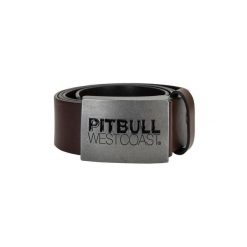 Pasek męski Pitbull skórzany TNT. Brązowe paski męskie PITBULL, bez wzorów. Za 79.99 zł.