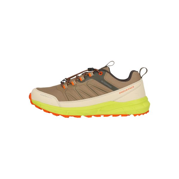 Buty trekkingowe Endurance Ferill WP. Brązowe buty trekkingowe męskie Endurance, bez wzorów, bez zapięcia, trekkingowe. W wyprzedaży za 261.50 zł.