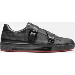 Czarne trampki męskie. Buty sportowe na co dzień męskie marki Kazar. Za 469.00 zł.