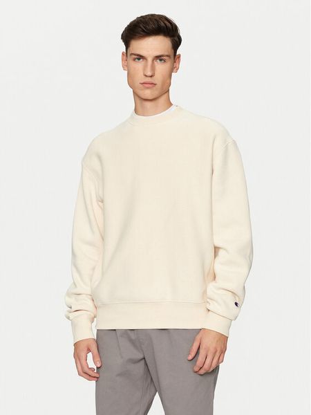 Champion Bluza 220707 Beżowy Relaxed Fit. Brązowe bluzy nierozpinane męskie CHAMPION, m, bez wzorów, z bawełny, bez ramiączek, bez kaptura. Za 289.99 zł.