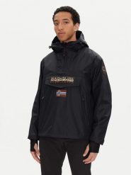 Napapijri Kurtka anorak Rainforest Next Sum NP0A4ILW Czarny Loose Fit. Czarne kurtki męskie Napapijri, m, bez wzorów, z syntetyku, bez ramiączek, bez kaptura. Za 609.99 zł.