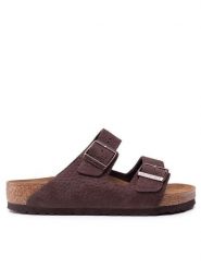 Birkenstock Klapki Arizona Bs 1022457 Brązowy. Brązowe klapki i japonki męskie Birkenstock, bez wzorów, ze skóry. Za 399.99 zł.