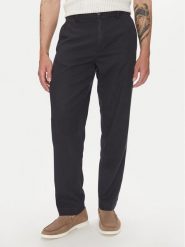 Lindbergh Spodnie materiałowe 30-008031 Granatowy Relaxed Fit. Niebieskie spodnie na co dzień męskie Lindbergh, bez wzorów, z bawełny. Za 239.99 zł.