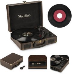 Gramofon w walizce RP114W Audizio brązowy one size. Brązowe gramofony Audizio. Za 217.00 zł.