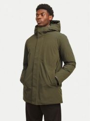 Jack & Jones Parka Keen 12258403 Zielony Regular Fit. Zielone parki męskie Jack & Jones, l, bez wzorów, z syntetyku, bez kaptura. Za 419.99 zł.