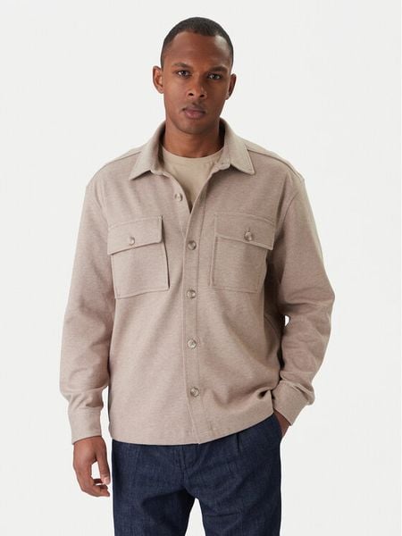 Guess Kurtka przejściowa M5BP28 K0801 Beżowy Classic Fit. Brązowe kurtki męskie Guess, l, z aplikacjami, z syntetyku, bez ramiączek, bez kaptura. Za 479.99 zł.