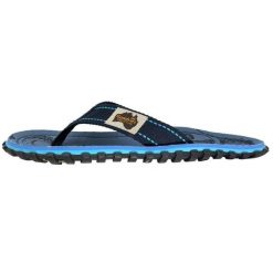 Japonki Gumbies Islander Abyss G-IS-MN-ABYSS niebieskie. Niebieskie klapki i japonki męskie bez wzorów, z bawełny. Za 261.27 zł.