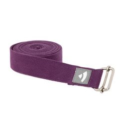 Pasek do jogi Bodhi Asana belt XL 3m. Fioletowe paski męskie BODHI, bez wzorów, z bawełny, sportowe. Za 49.99 zł.
