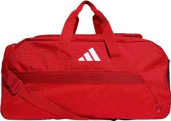 Adidas Torba sportowa Tiro League Duffel Medium czerwona 39.5 l (IB8658). Czerwone torby sportowe męskie ADIDAS, bez wzorów. Za 108.94 zł.