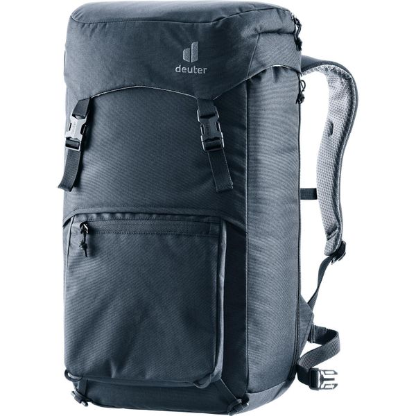 Plecak na laptopa Deuter Walker 24 - black/black. Czarne plecaki męskie Deuter, bez wzorów. Za 379.99 zł.