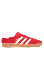 Adidas Sneakersy Gazelle In JI2063 Czerwony. Czerwone buty sportowe na co dzień męskie ADIDAS, m, bez wzorów, ze skóry, bez ramiączek, bez kaptura. Za 369.99 zł.