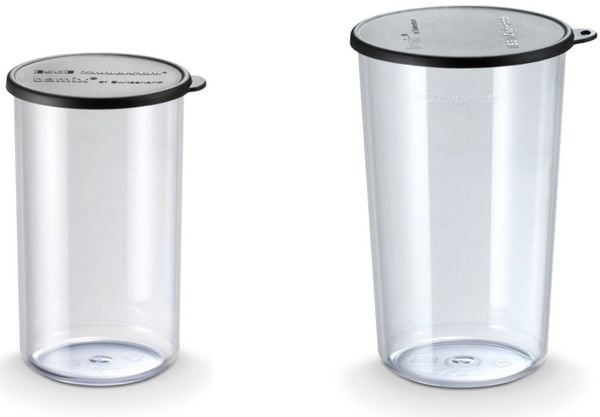 Blender Bamix Bamix 3002.001, 1 L, ml, Plastic, Black, Transparent, -20 - 100 °C, 2 pc(s). Blendery Bamix. Za 110.36 zł.