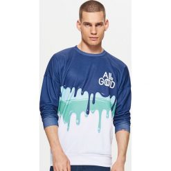 Bluza z grafiką CHERRY BOMB - Granatowy. Bluzy nierozpinane męskie marki Cropp. W wyprzedaży za 39.99 zł.