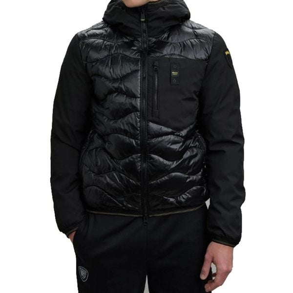 Kurtka BLAUER ALBERT Czarny. Czarne kurtki męskie Blauer, bez wzorów, z tkaniny, bez ramiączek, bez kaptura. Za 1,613.49 zł.