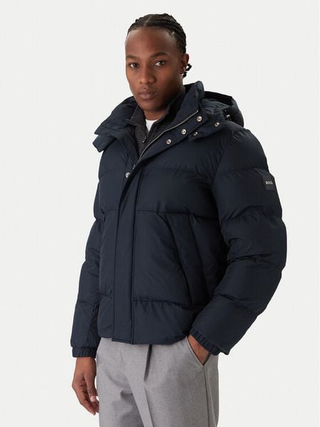 BOSS Kurtka zimowa H-Corbinian5 50551599 Granatowy Regular Fit. Niebieskie kurtki męskie Boss, na zimę, m, bez wzorów, z syntetyku, bez ramiączek, bez kaptura. Za 1,989.00 zł.