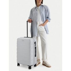Walizka średnia GINO ROSSI. Szare walizki męskie Gino Rossi, bez wzorów, średnie. Za 279.99 zł.