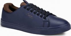 Ombre Półbuty męskie T333 - granatowe 40. Eleganckie półbuty męskie Ombre, bez obcasa, bez zapięcia. Za 79.99 zł.