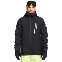 Kurtka śnieżna dla Mężczyzn MORTON Czarny. Czarne kurtki narciarskie i snowboardowe męskie Quiksilver, na zimę, m, bez wzorów, z materiału, bez kaptura, narciarskie. W wyprzedaży za 670.20 zł.