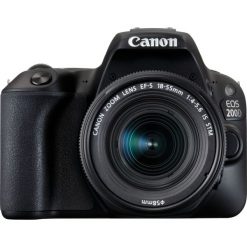 Canon EOS 200D + Obiektyw 18-55mm + Torba 100EG + Karta 16GB Lustrzanka. Aparaty lustrzanki Canon. Za 2,349.00 zł.