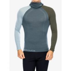 Bluza termoaktywna męska Ortovox 120 Comp Light Hoody. Zielone bielizna termoaktywna męska ORTOVOX, m, bez wzorów, bez ramiączek, narciarskie. Za 497.99 zł.