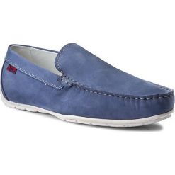 Mokasyny KAZAR - Gregorio 26894-03-10 Niebieski. Niebieskie mokasyny męskie Kazar, z nubiku. W wyprzedaży za 289.00 zł.
