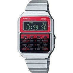Zegarek Męski Casio CA-500WE-4BEF. Czerwone zegarki męskie Casio. W wyprzedaży za 273.40 zł.