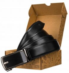 Pasek skórzany Peterson [DH] PTN AB35-02 czarny. Czarne paski męskie Peterson, bez wzorów, ze skóry, eleganckie. Za 72.00 zł.