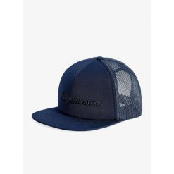 Czapka z daszkiem Helly Hansen Flatbrim Trucker Cap - navy/navy. Niebieskie czapki męskie Helly Hansen, bez wzorów, sportowe. Za 192.50 zł.
