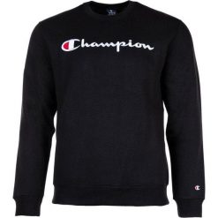 Bluza na co dzień męska CHAMPION bez kaptura. Niebieskie bluzy nierozpinane męskie CHAMPION, m, bez wzorów, z dresówki, bez ramiączek, bez kaptura. Za 237.17 zł.