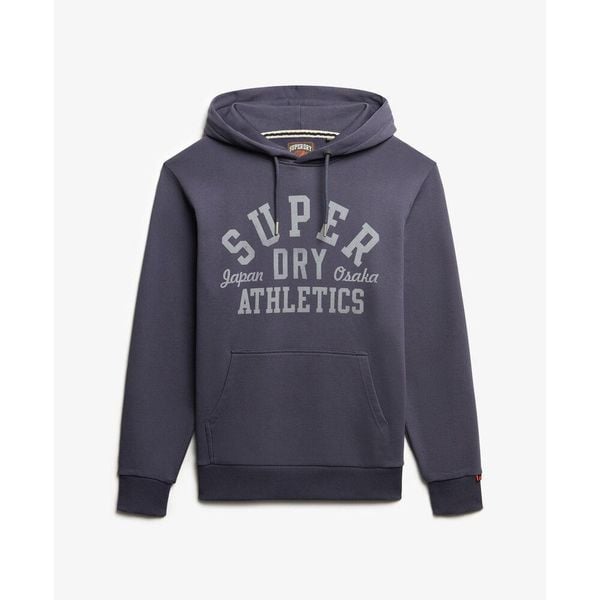 Bluza z kapturem Superdry Athletic Ess. Szare bluzy nierozpinane męskie Superdry., m, bez wzorów, sportowe, bez ramiączek, z kapturem. W wyprzedaży za 254.50 zł.