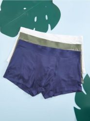 Bokserki 3 pack - zielony. Zielone bokserki męskie Sinsay, l, bez wzorów, z elastanu. Za 39.99 zł.