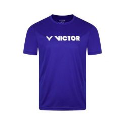 Koszulka sportowa unisex VICTOR T-43104 B. Niebieskie t-shirty sportowe męskie Victor, l, bez wzorów, sportowe, bez ramiączek. Za 89.99 zł.
