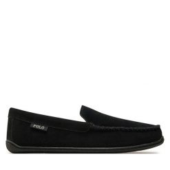 Mokasyny Polo Ralph Lauren. Czarne mokasyny męskie Polo Ralph Lauren, bez zapięcia. Za 449.99 zł.