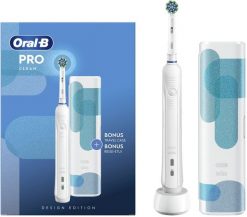 Oral-B Pro 1 Clean toothbrush white. Białe szczoteczki elektryczne BRAUN. Za 127.06 zł.