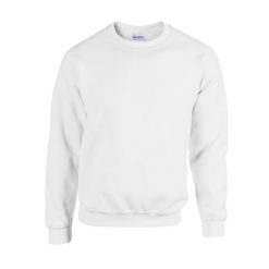 Bluza Rozpinana Unisex Dla Dorosłych Z Grubej Mieszanki Bawełny. Białe bluzy rozpinane męskie GILDAN, l, bez wzorów, z bawełny, bez ramiączek, bez kaptura. Za 58.99 zł.